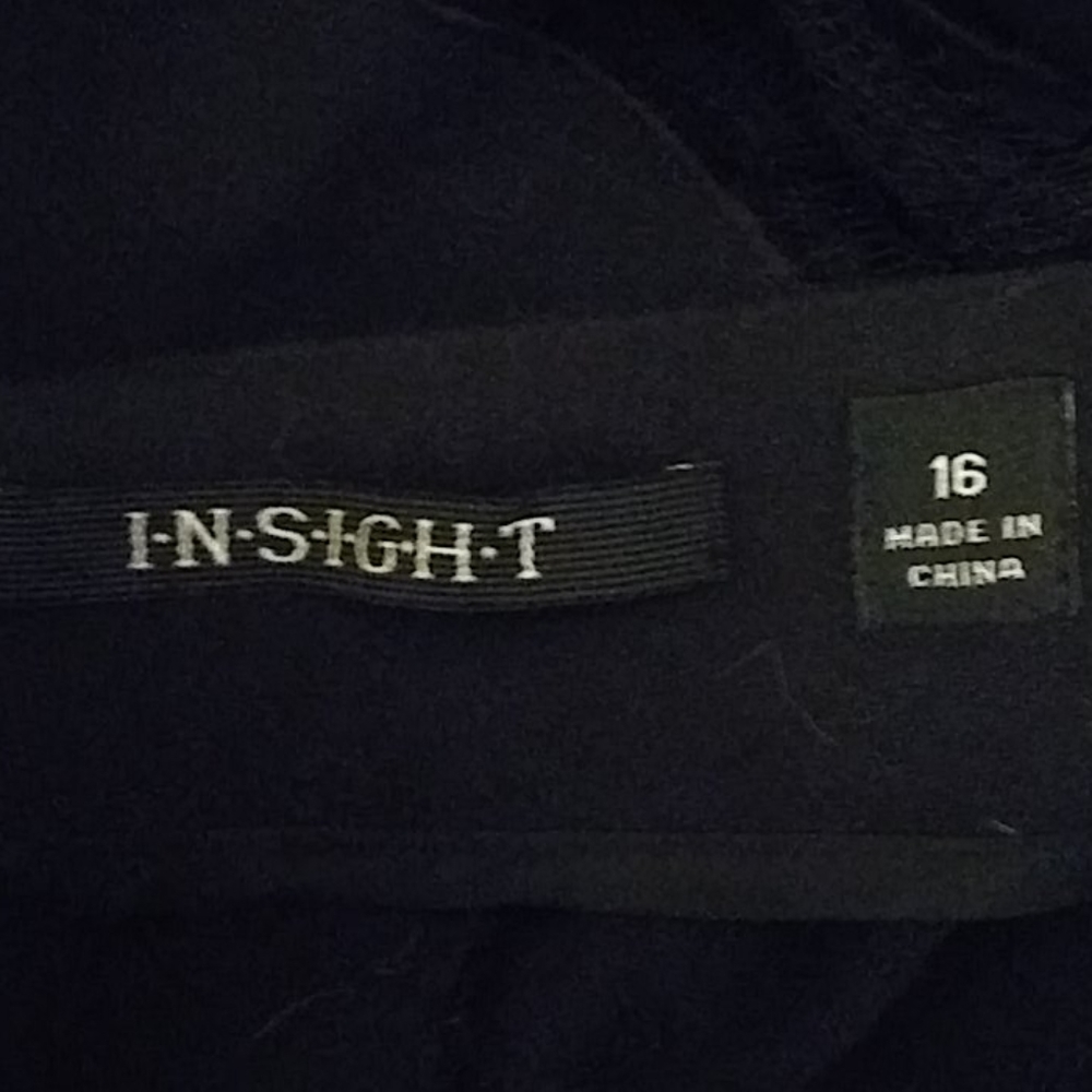 NWOT INSIGHT BLACK LACE RUFFLE SKIRT - Picture 7 of 8